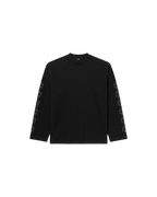 CROSSOVER RAGLAN SWEATSHIRT BLACK