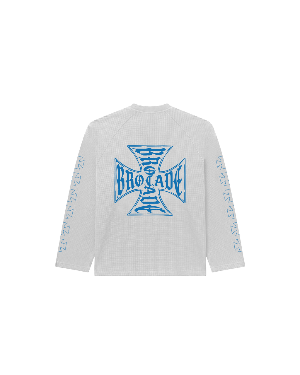 CROSSOVER RAGLAN SWEATSHIRT WHITE