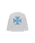 CROSSOVER RAGLAN SWEATSHIRT WHITE