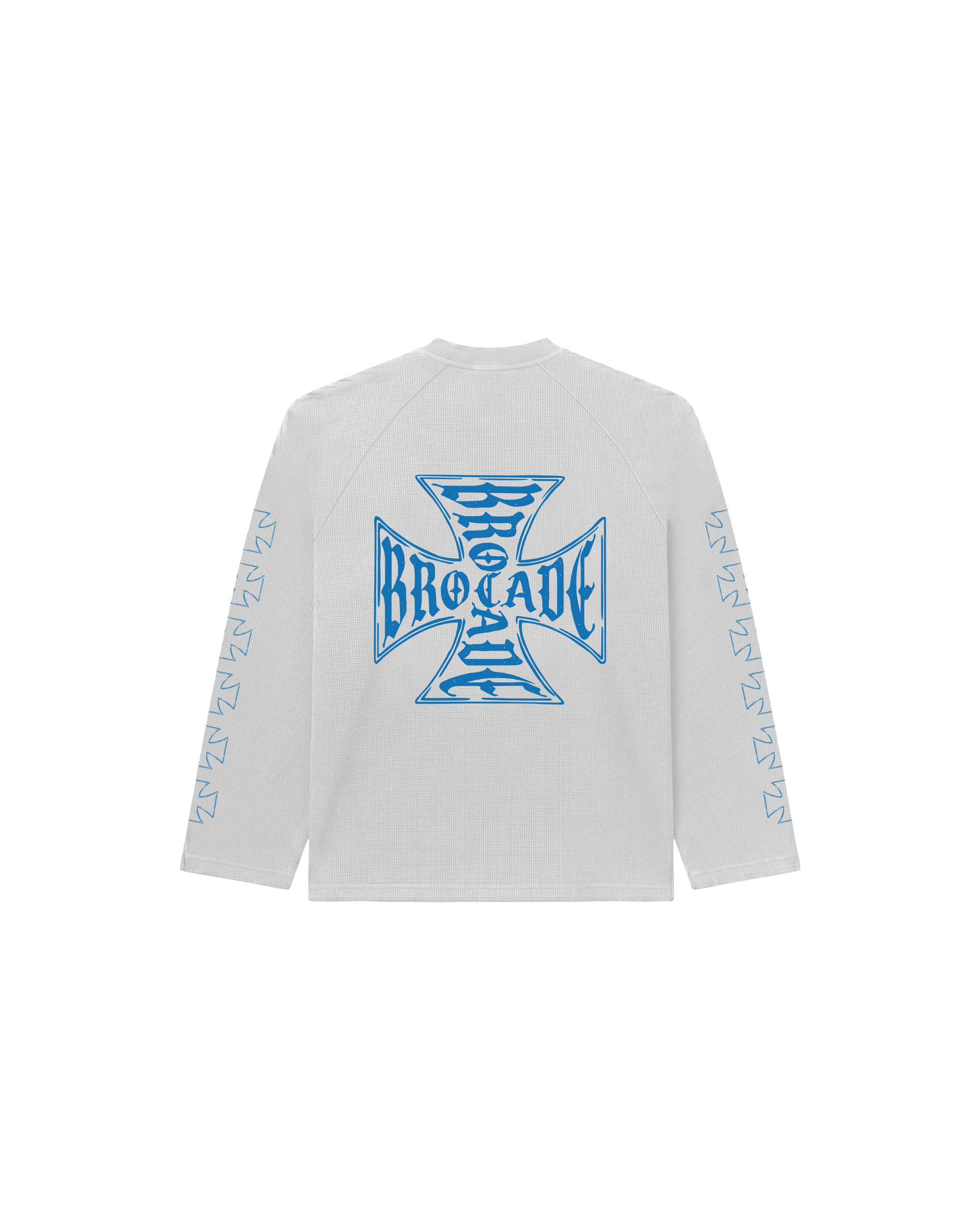 CROSSOVER RAGLAN SWEATSHIRT WHITE