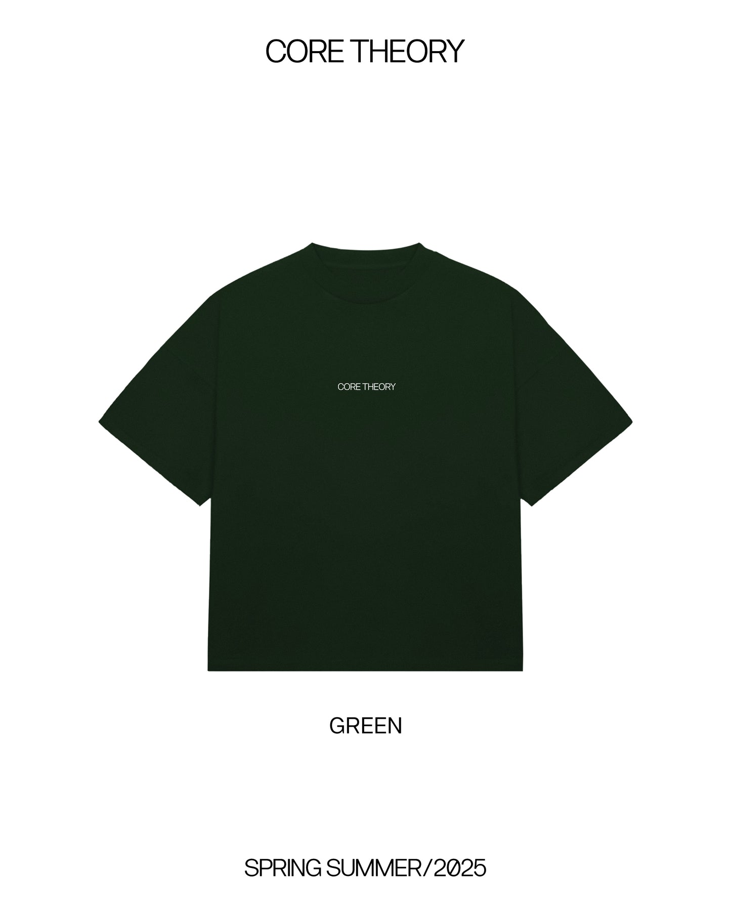 CORE THEORY GREEN BASIC TEE