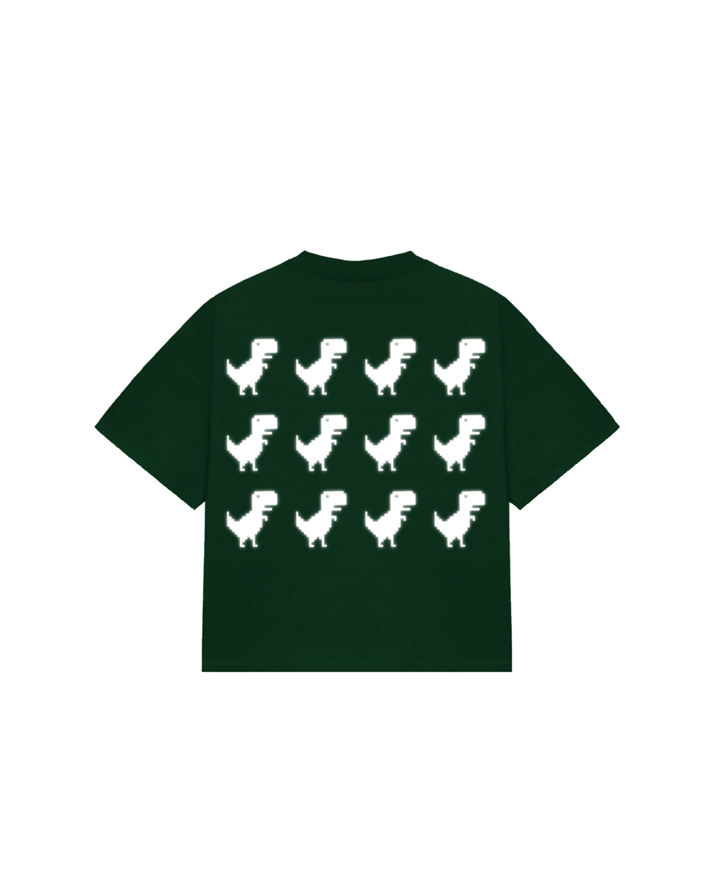 GREEN DINO REFLECTIVE TEE