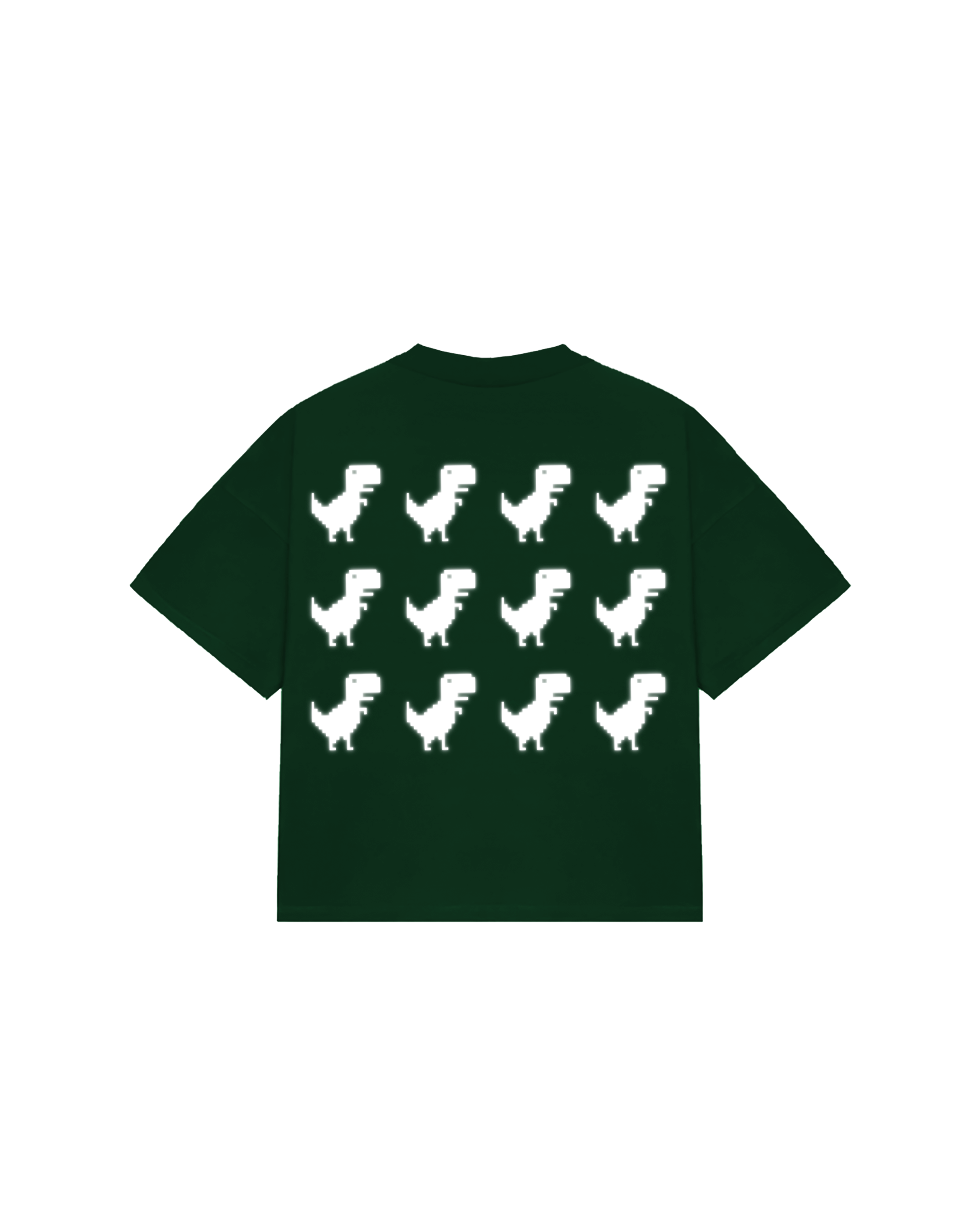 GREEN DINO REFLECTIVE TEE