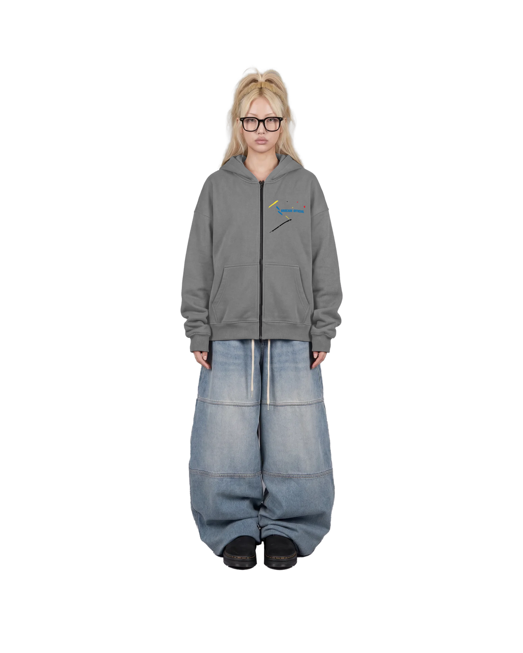 AS- Zipup Grey