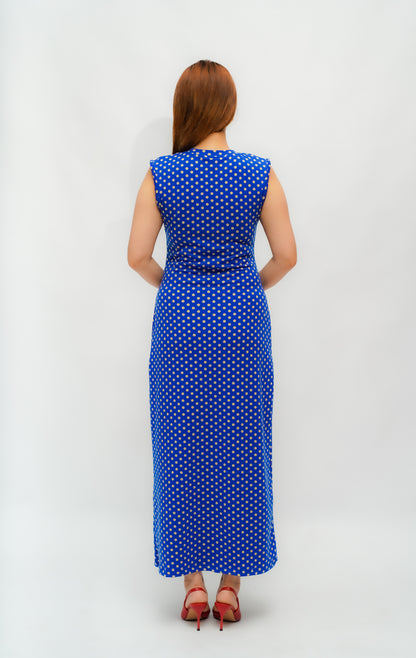 Blue Polka Dot Dress