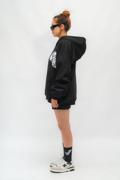 DINO Dice Hoodie Black