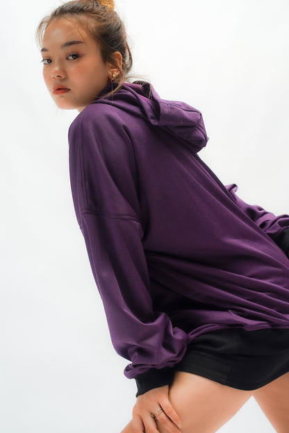 Dino Dice Hoodie Purple