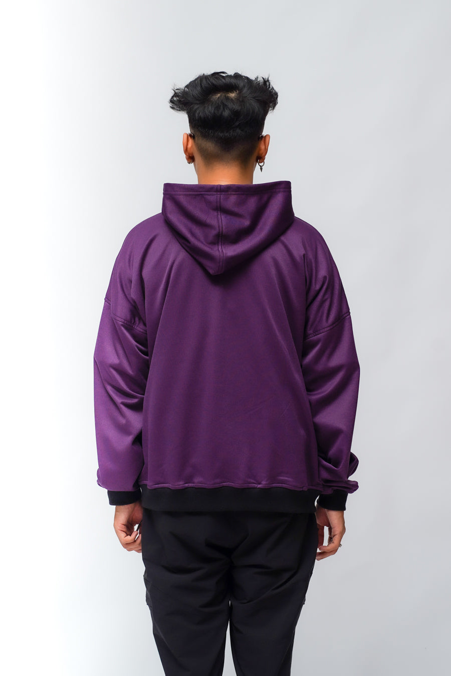 Dino Dice Hoodie Purple