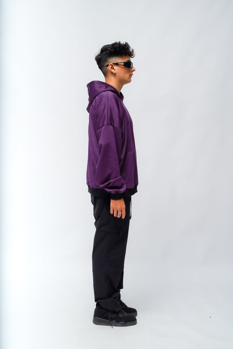 Dino Dice Hoodie Purple