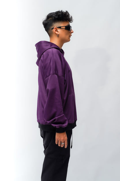 Dino Dice Hoodie Purple