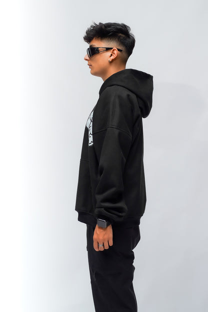 DINO Dice Hoodie Black