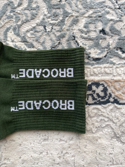 GREEN BROCADE tm SOCKS