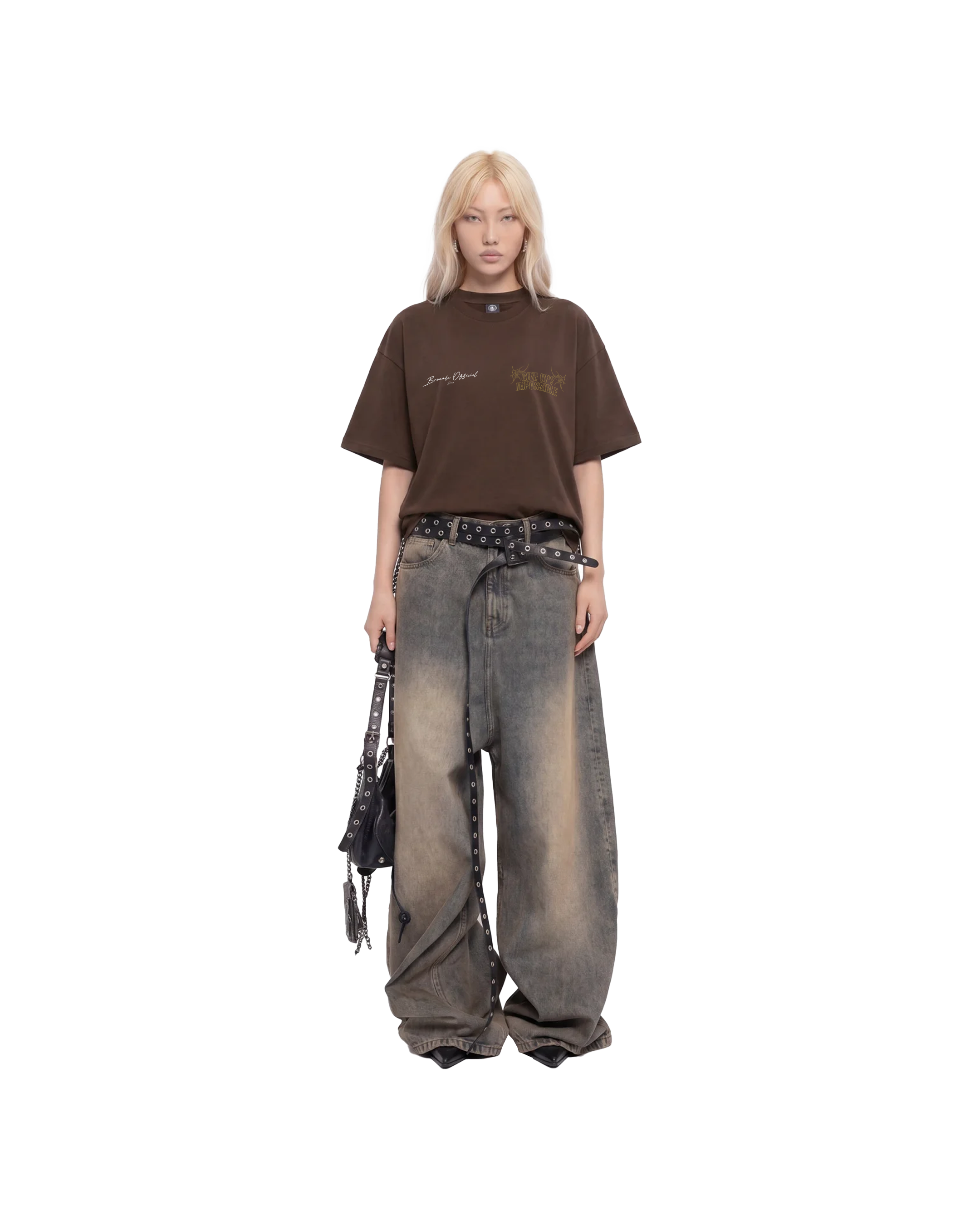 IMPOSSIBLE TEE BROWN