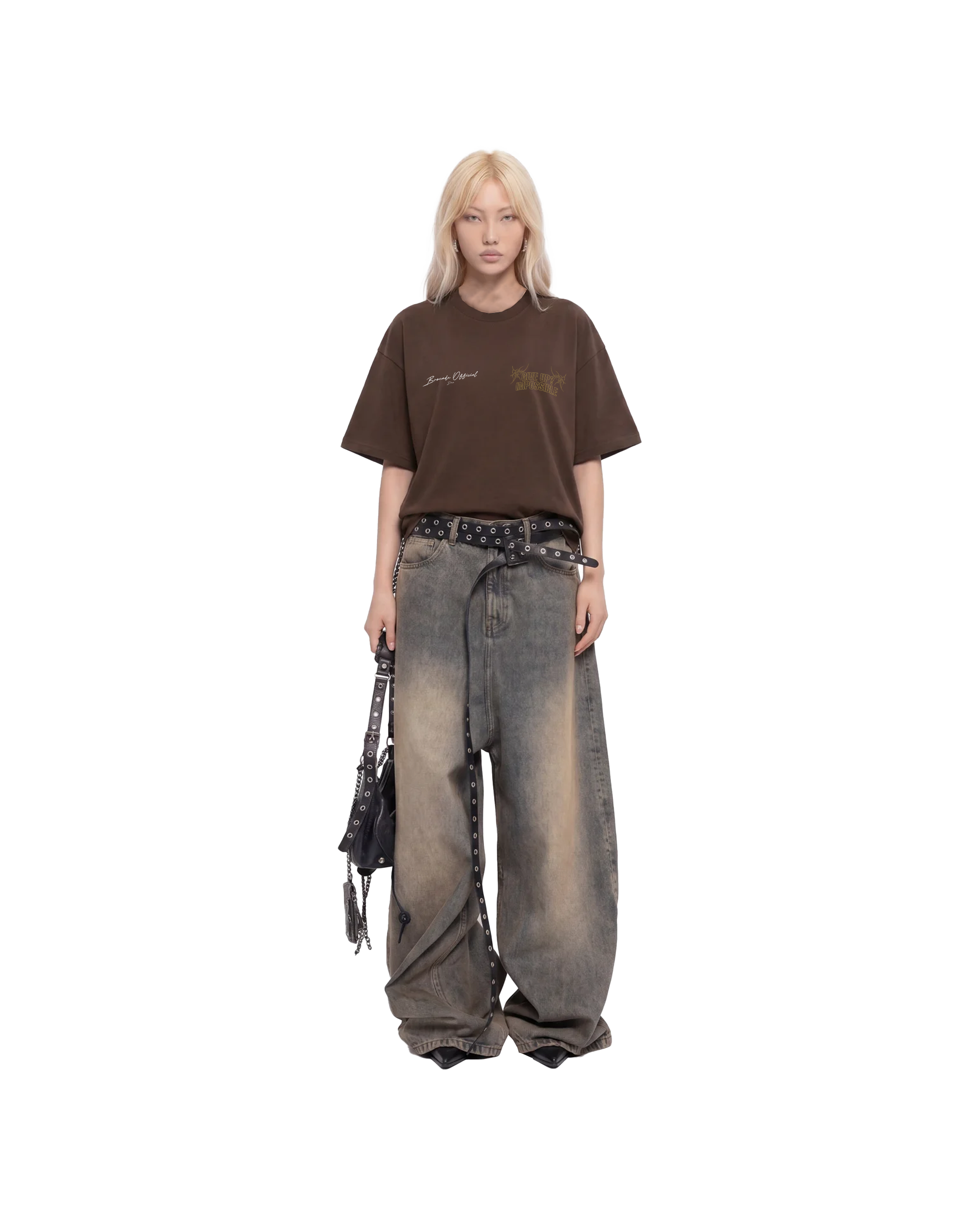 IMPOSSIBLE TEE BROWN