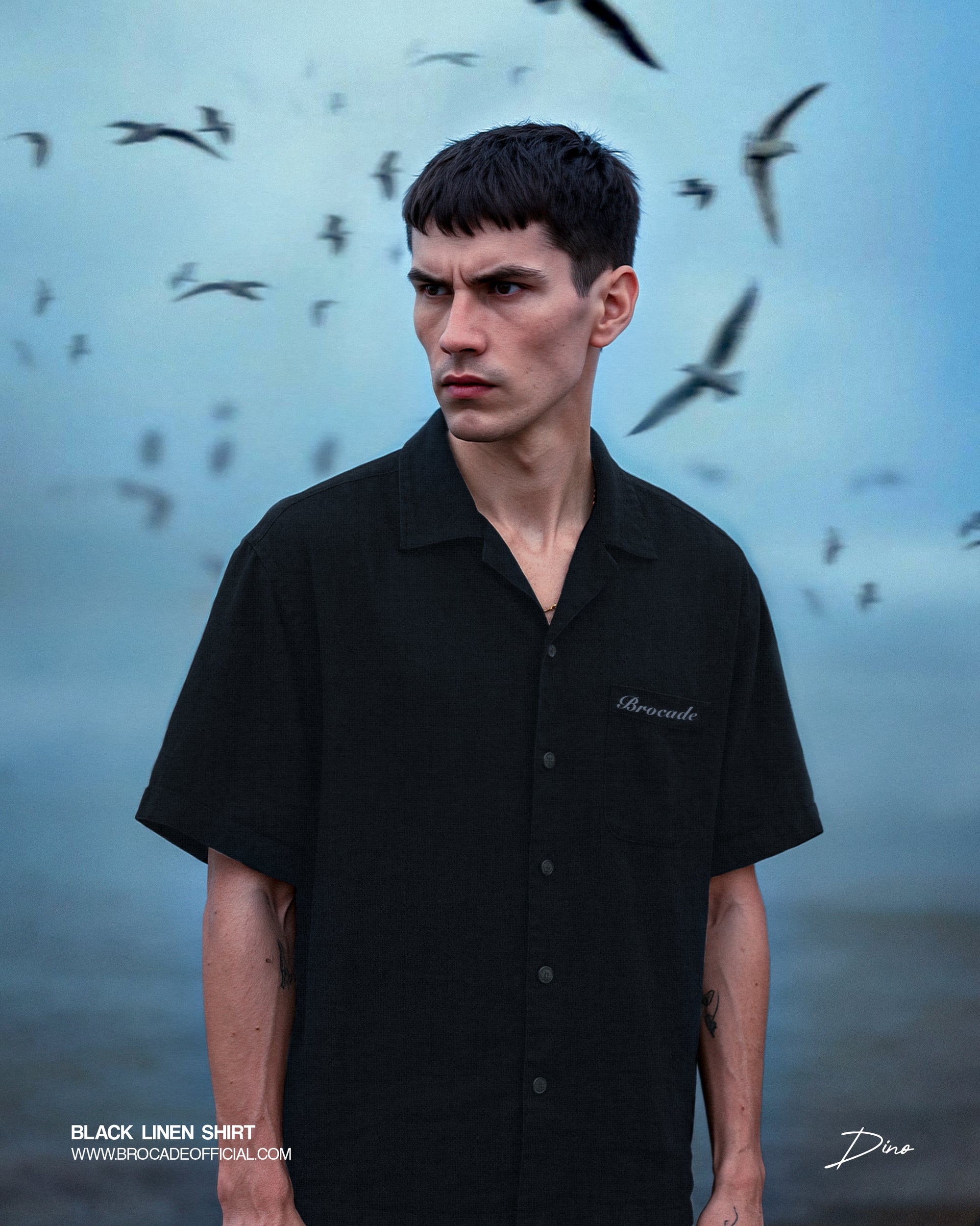 DAMASK SHIRT (BLACK)