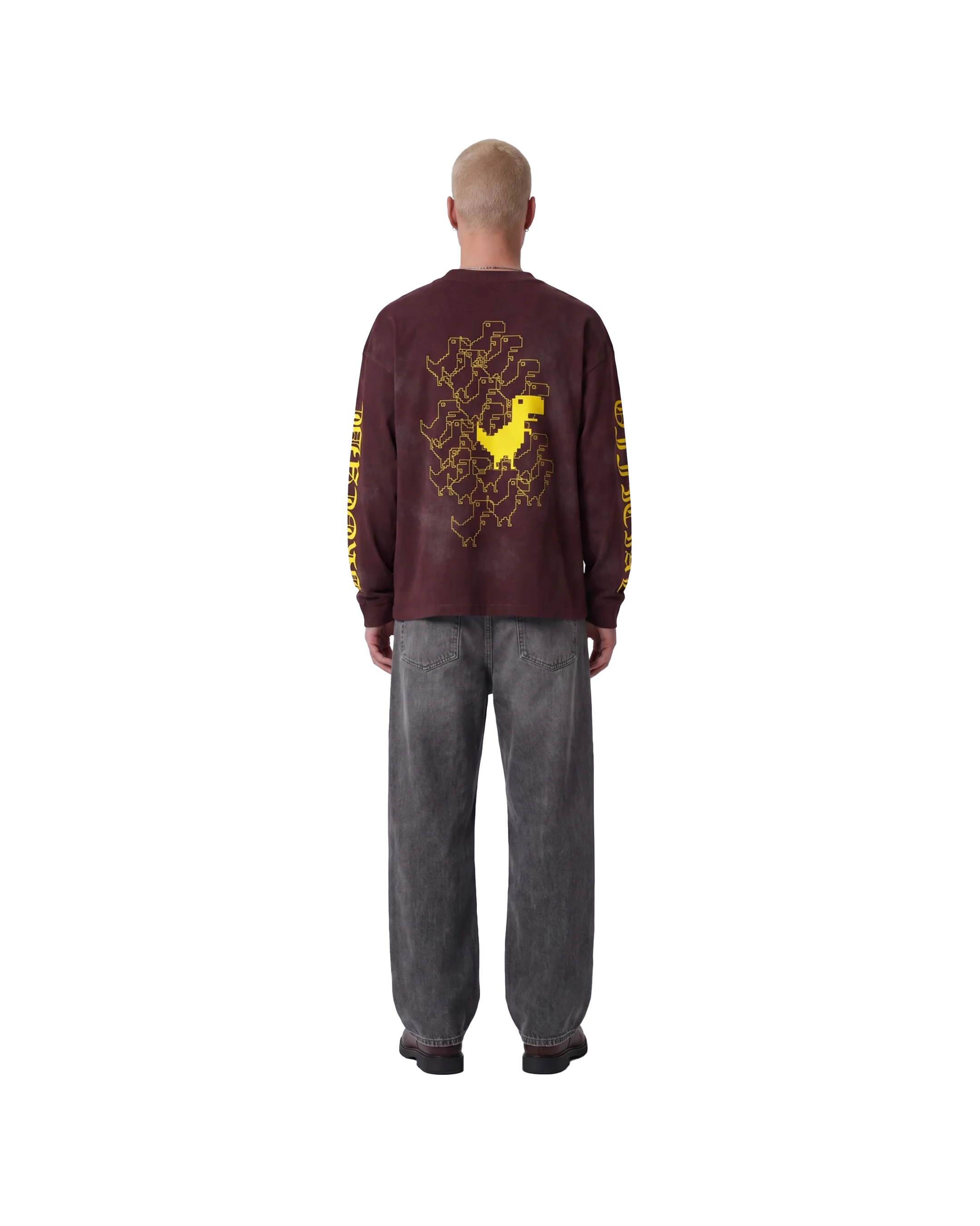 Dino Chrome Longsleeve Maroon