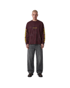 Dino Chrome Longsleeve Maroon