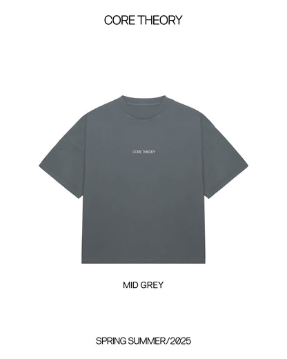CORE THEORY MID GREY BASIC TEE