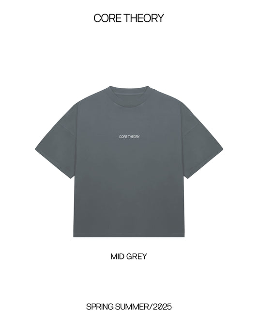 CORE THEORY MID GREY BASIC TEE