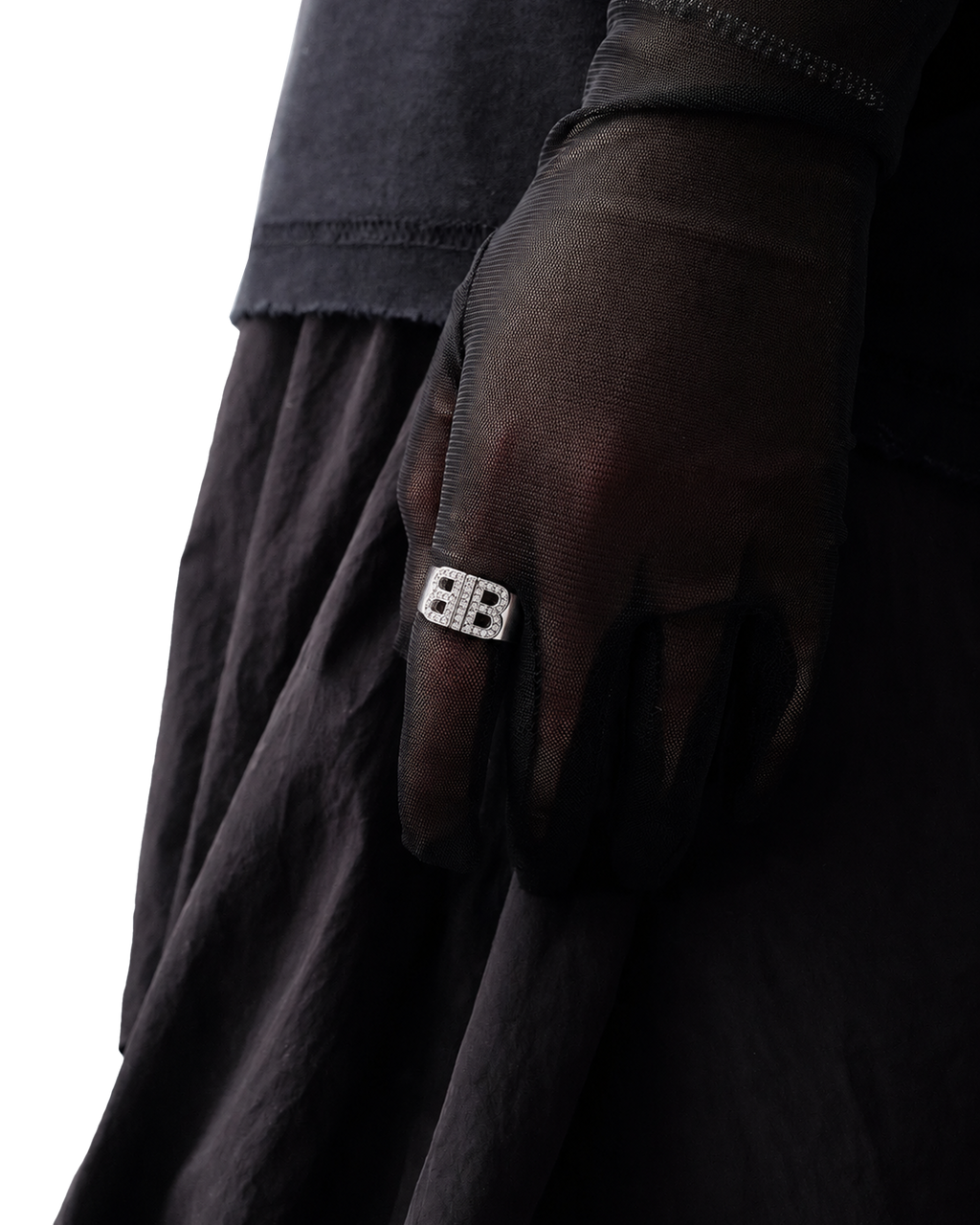 DOUBLE B SIGNET RING