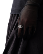 DOUBLE B SIGNET RING