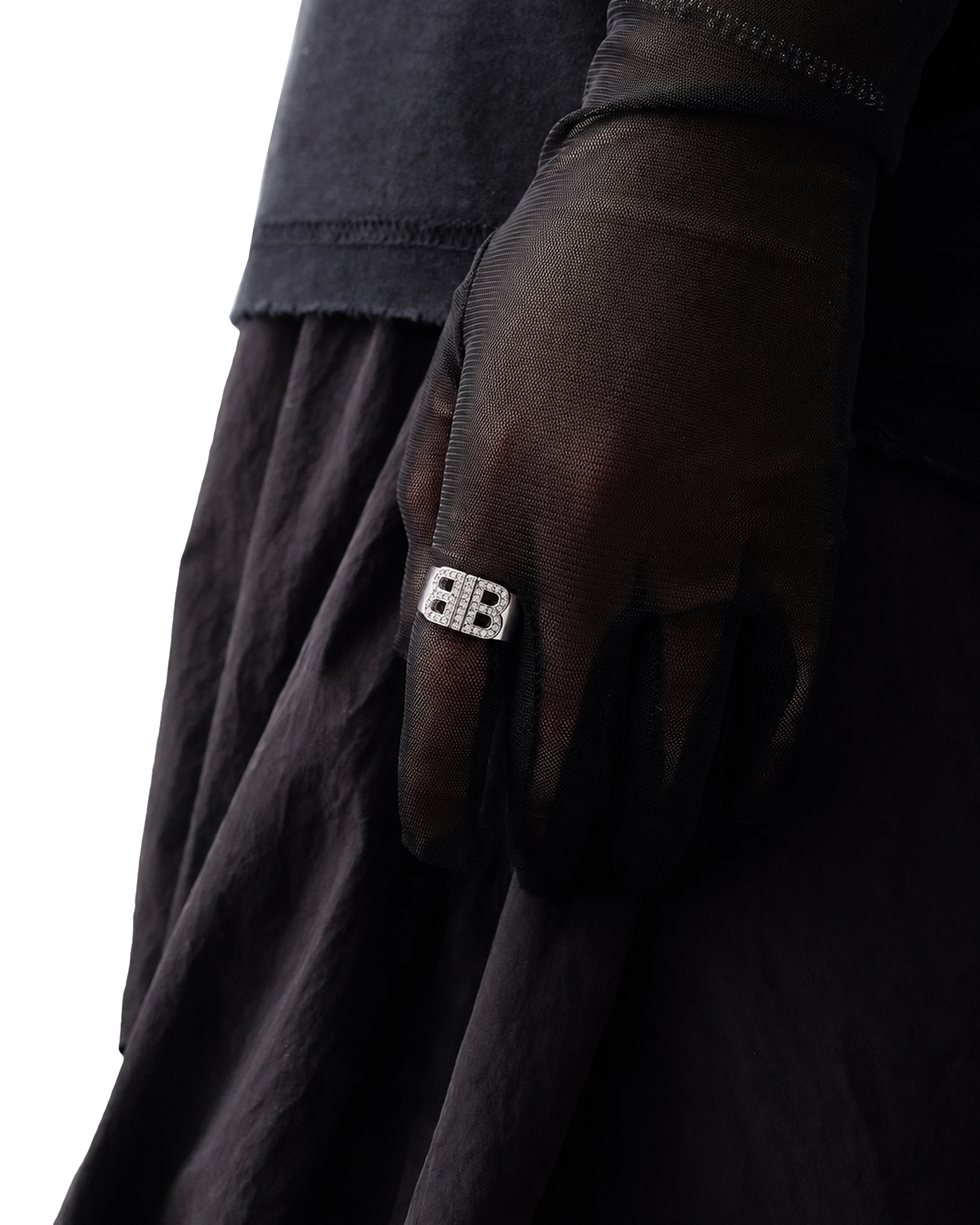 DOUBLE B SIGNET RING