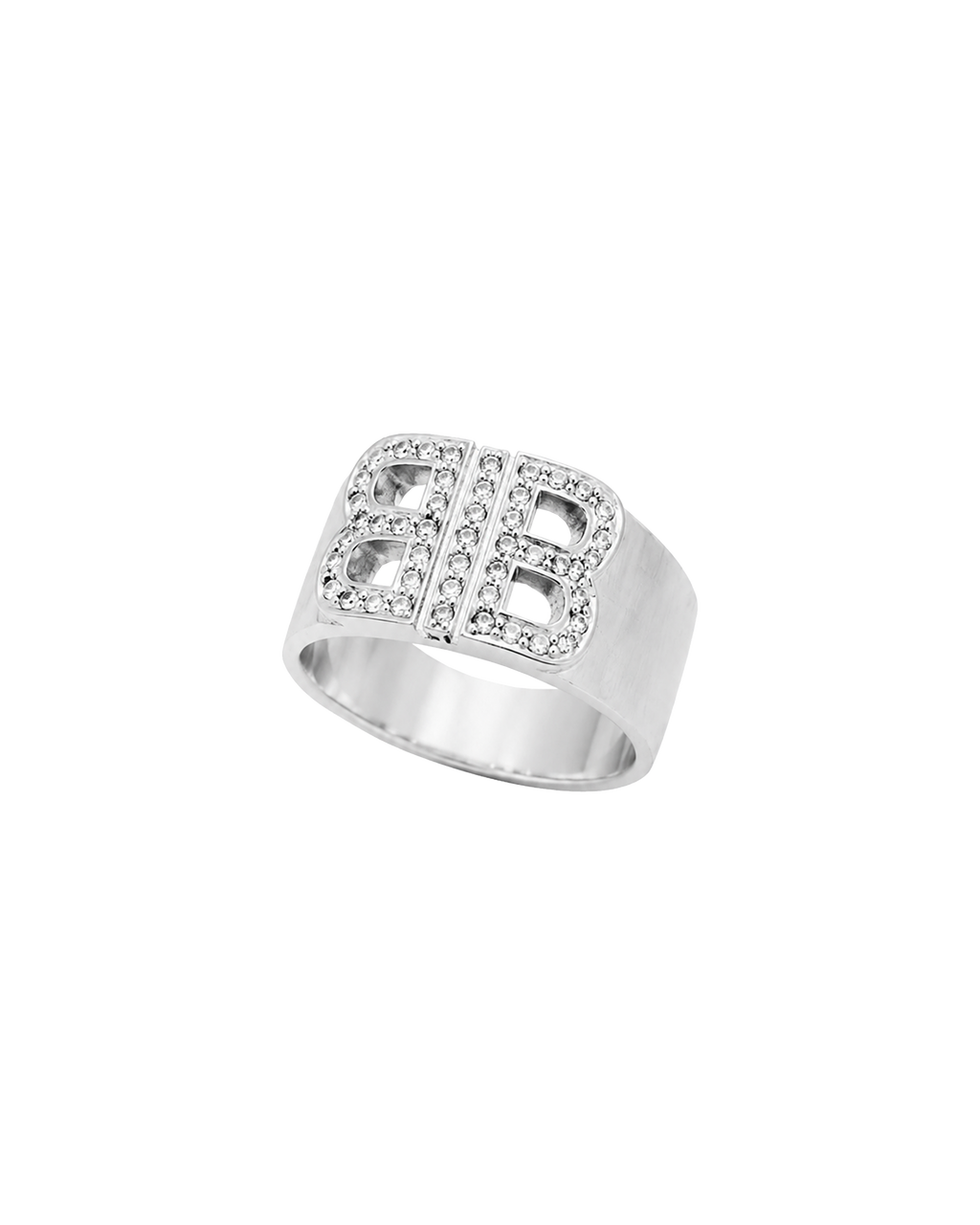 DOUBLE B SIGNET RING