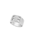 DOUBLE B SIGNET RING