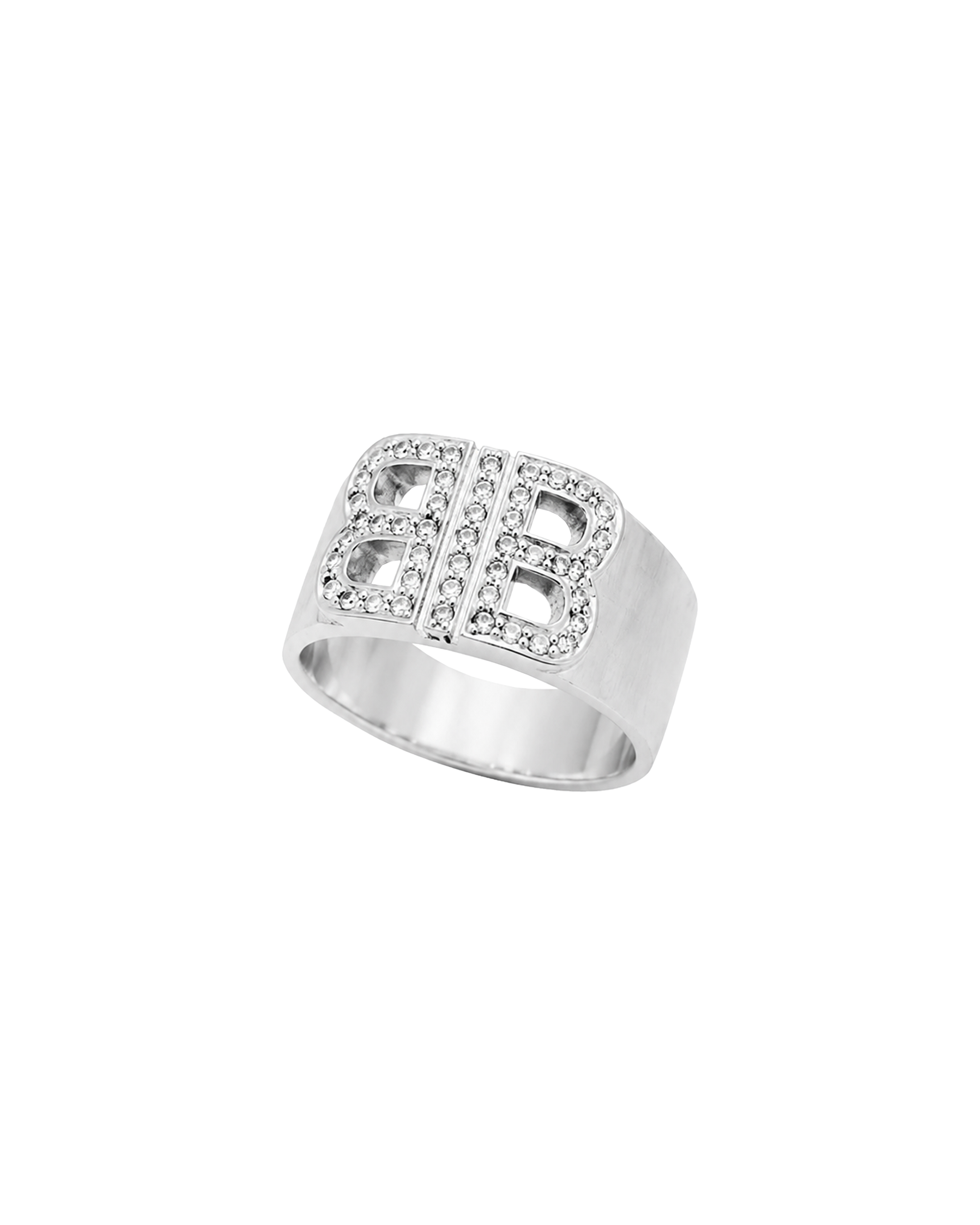 DOUBLE B SIGNET RING