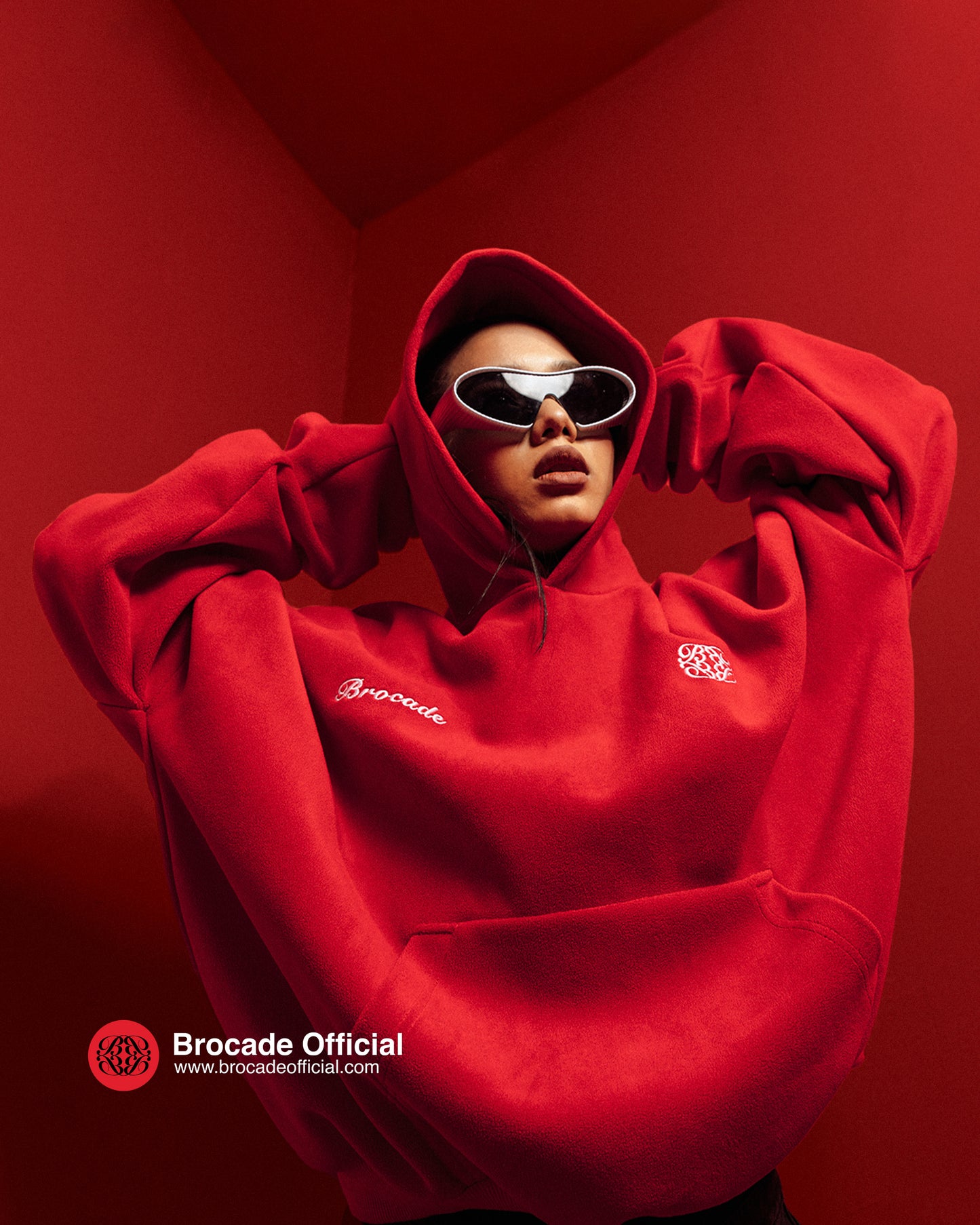 RED BASIC HOODIE