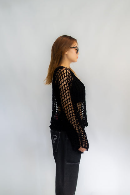 CROCHET FULL BLACK