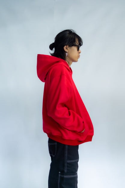 DINO DICE HOODIE RED