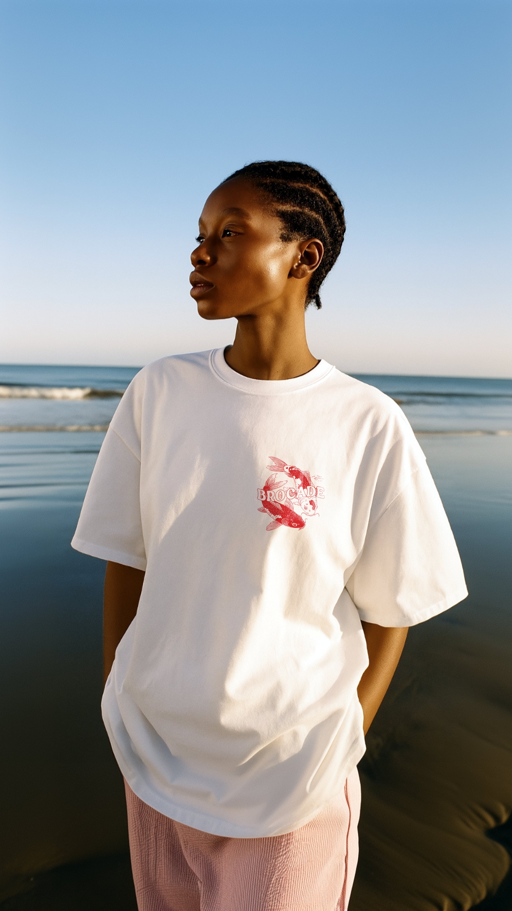KIDS OF WATER TEE (RED)