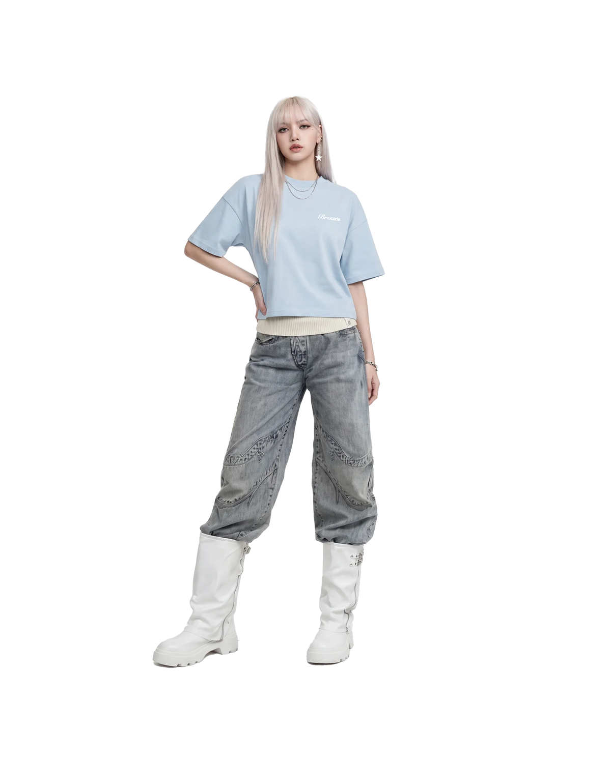 LIGHT BLUE ESSENTIAL '26 TEE
