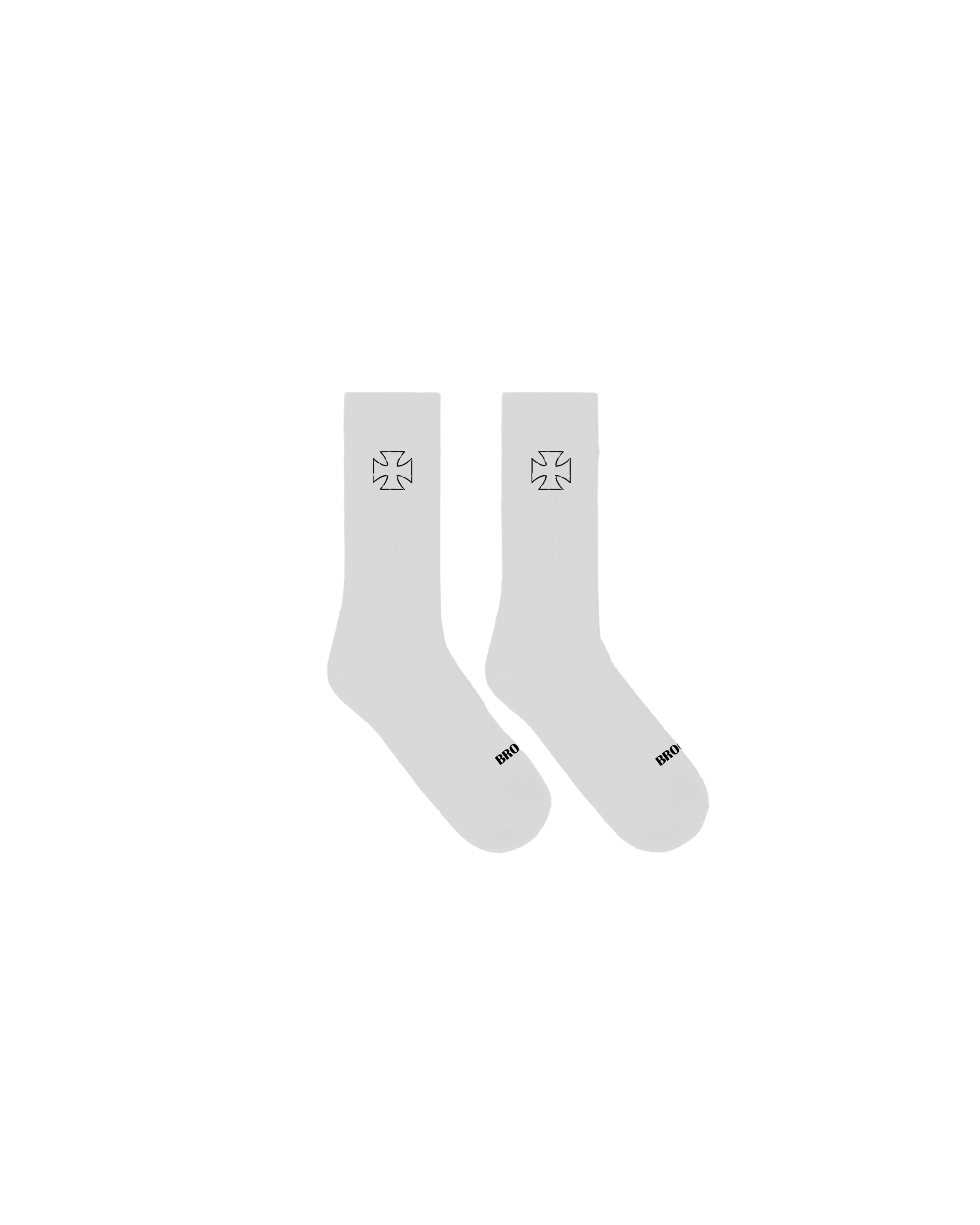 CROSSOVER SOCKS WHITE