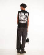 CURL UP TEE (BLACK)