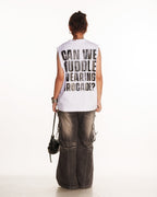 CURL UP TEE (WHITE)