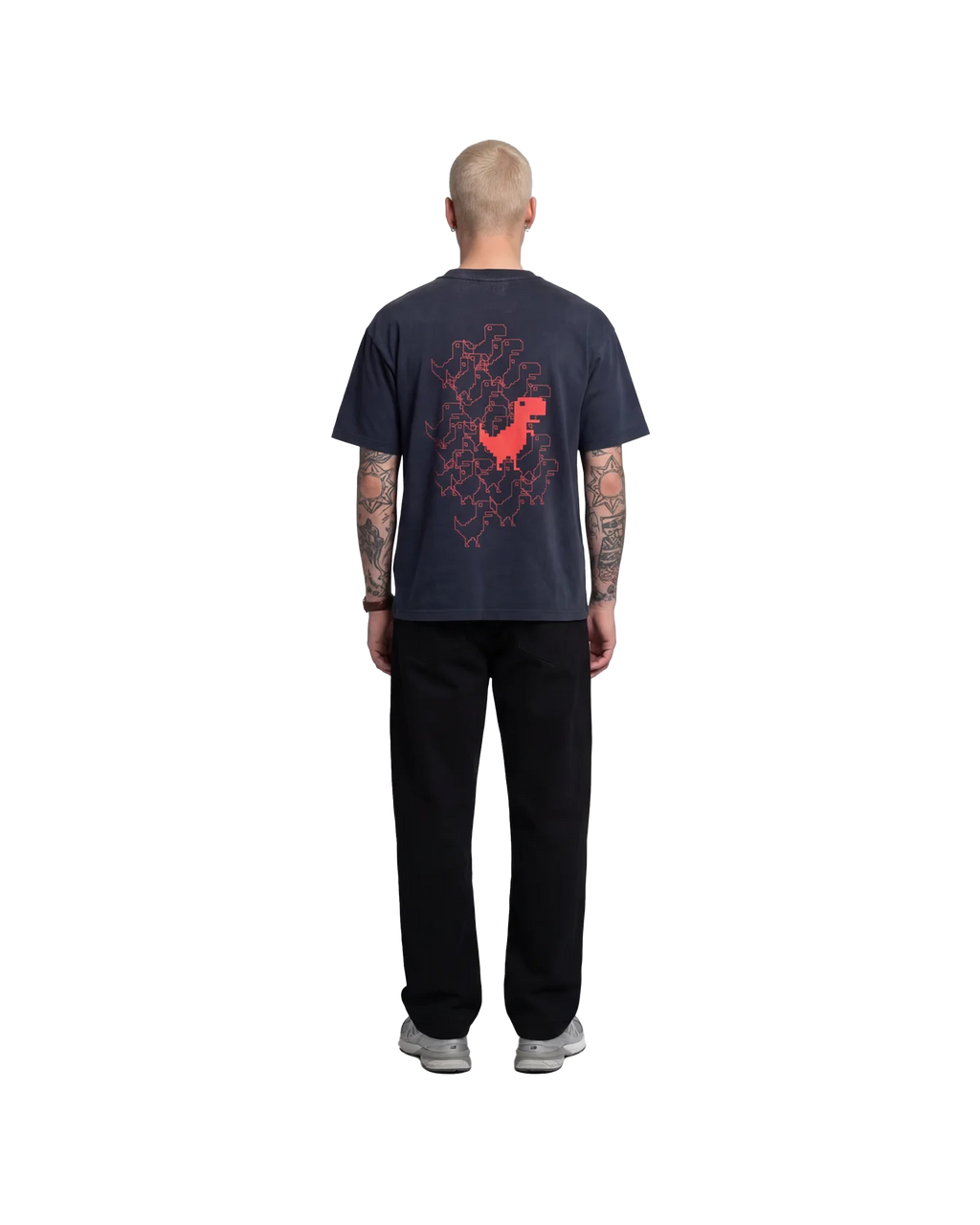 Dino Chrome Tee Blue