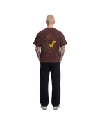 Dino Chrome Tee Maroon