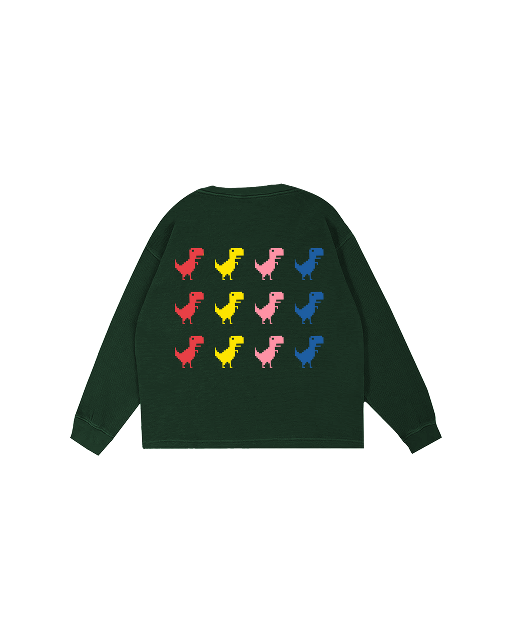 DINO CHROME GREEN SWEATSHIRT