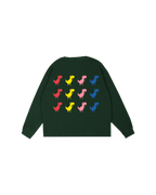 DINO CHROME GREEN SWEATSHIRT