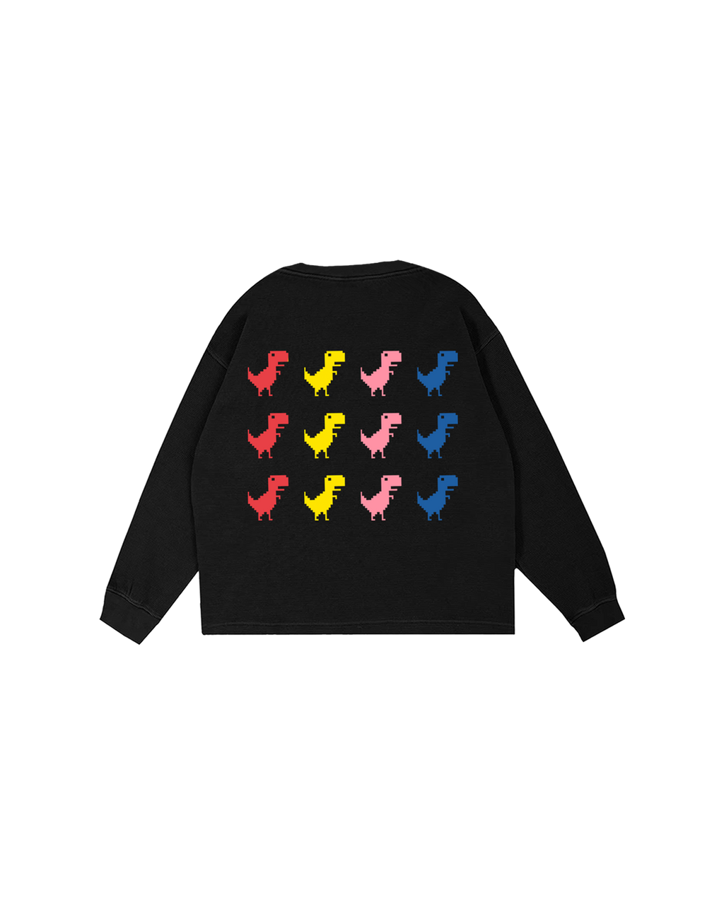 DINO CHROME BLACK SWEATSHIRT