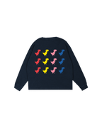 DINO CHROME BLUE SWEATSHIRT