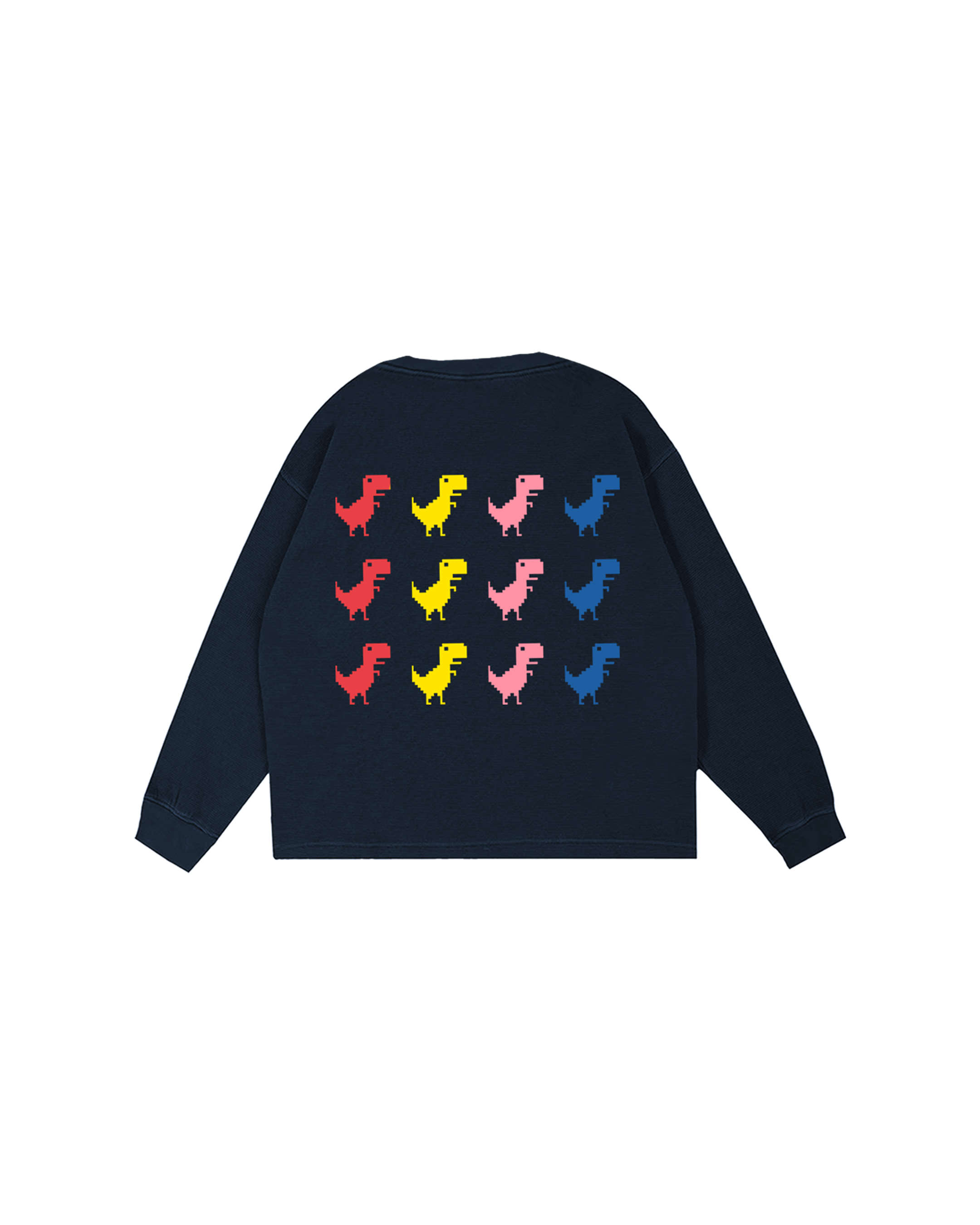 DINO CHROME BLUE SWEATSHIRT