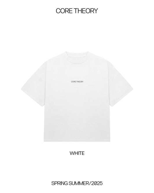 CORE THEORY WHITE BASIC TEE