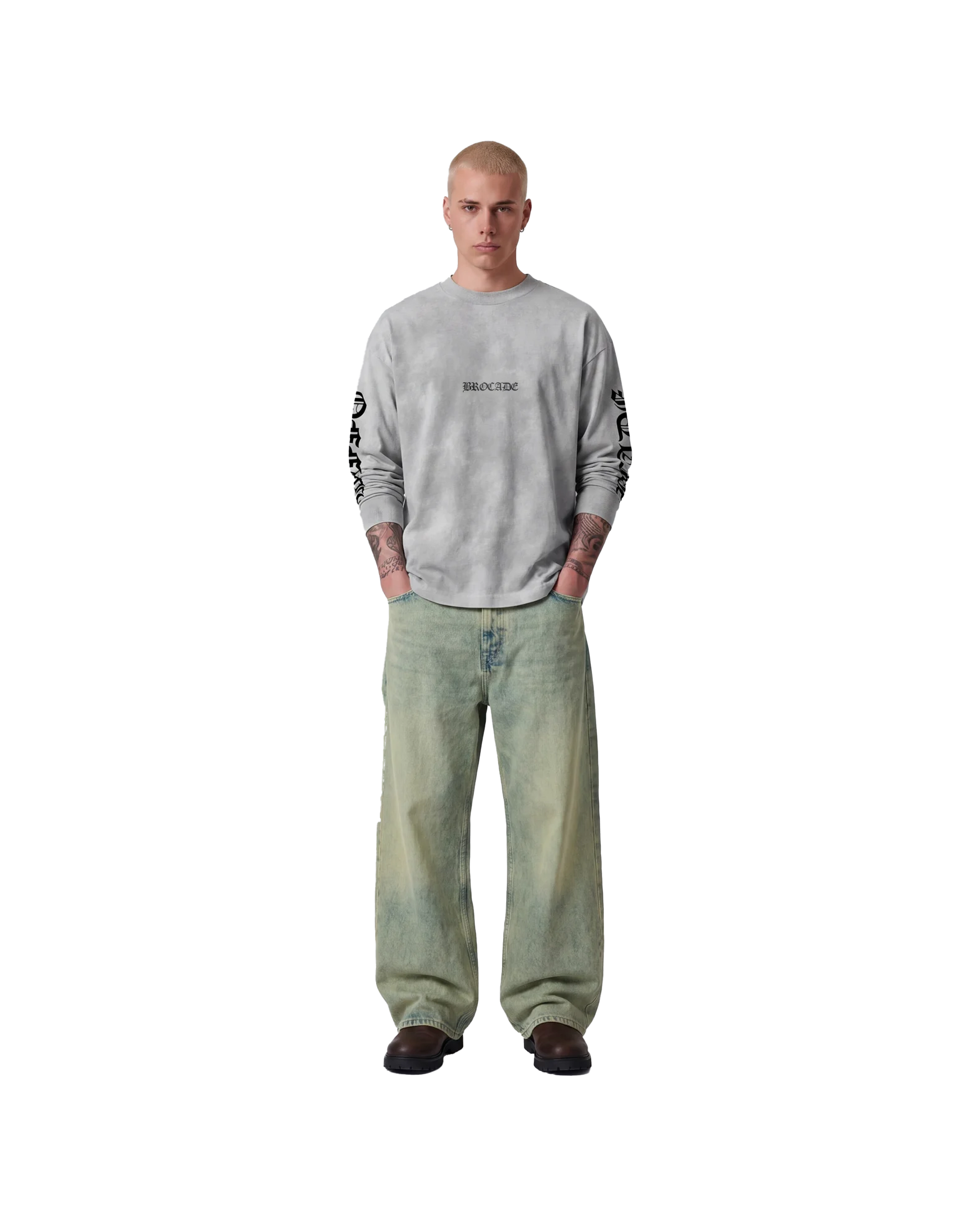 Dino Chrome Longsleeve White