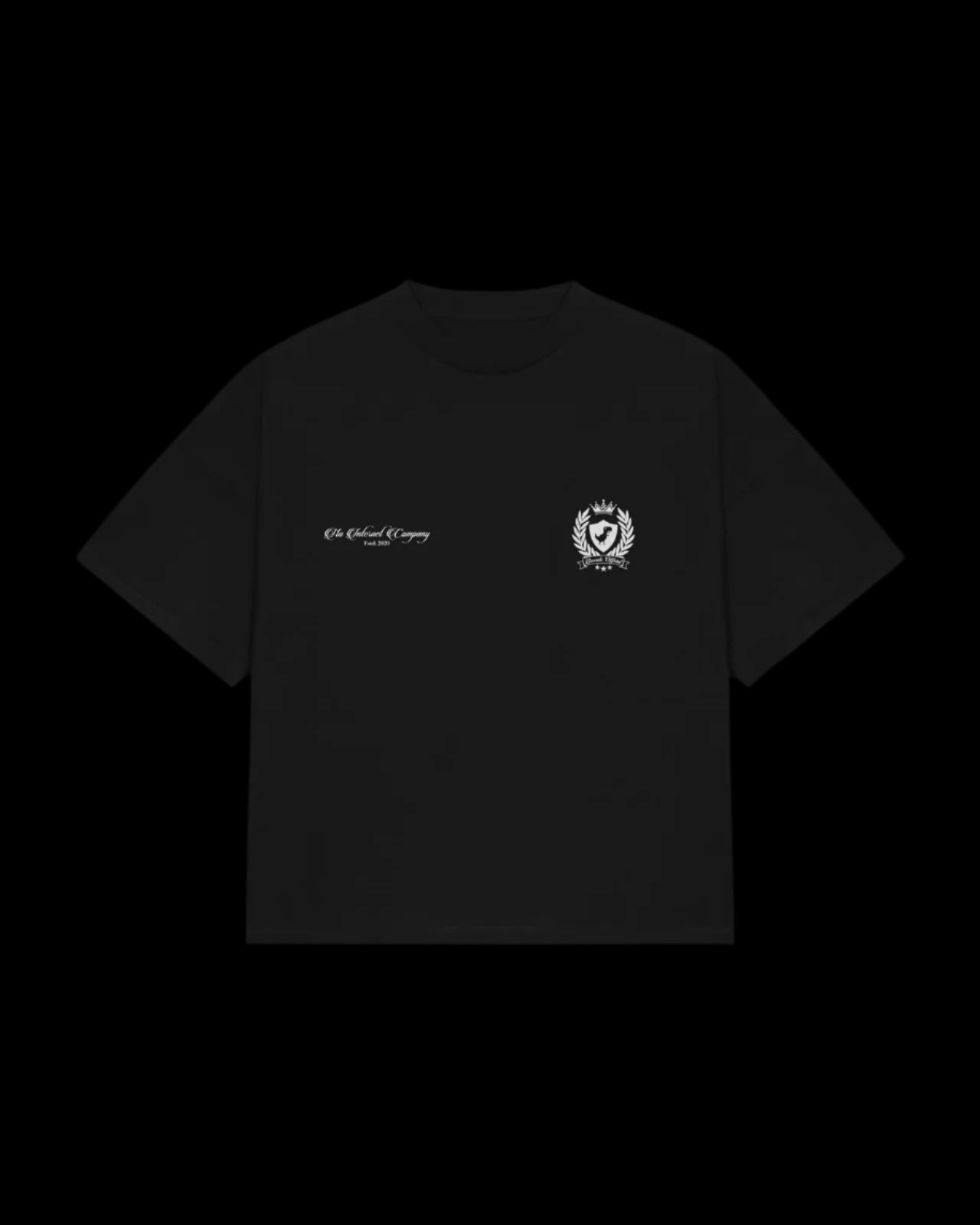 CREST TEE (BLACK)