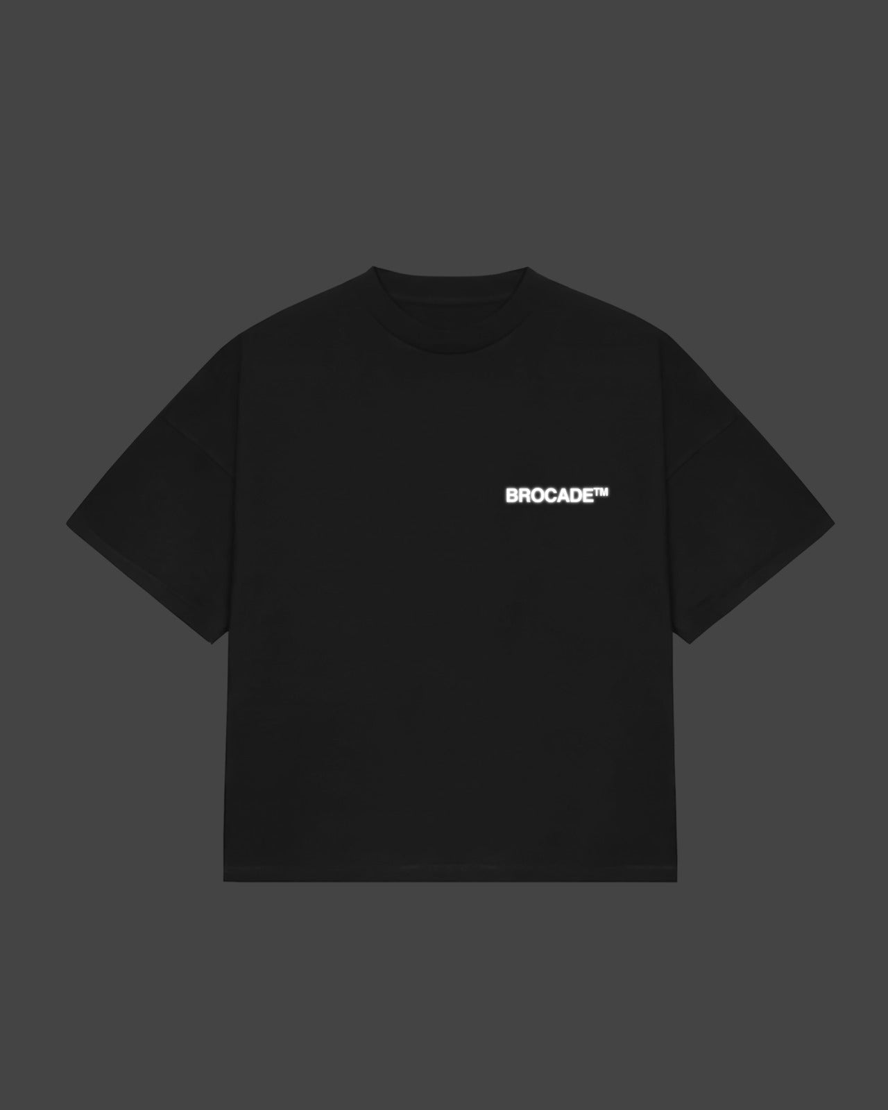 BLACK REFLECTIVE DINO EXCLUSIVE TEE