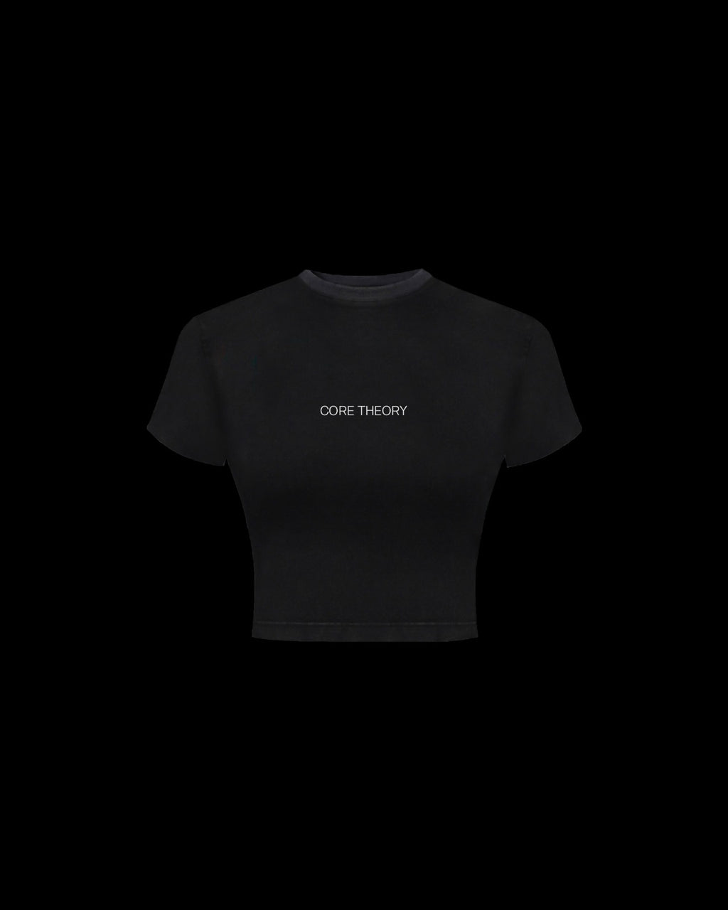 CORE THEORY ELEMENT CROP HALF (BLACK)
