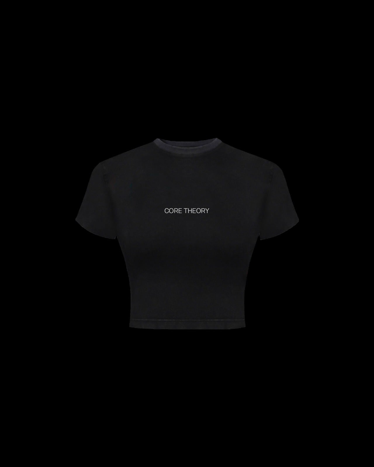 CORE THEORY ELEMENT CROP HALF (BLACK)